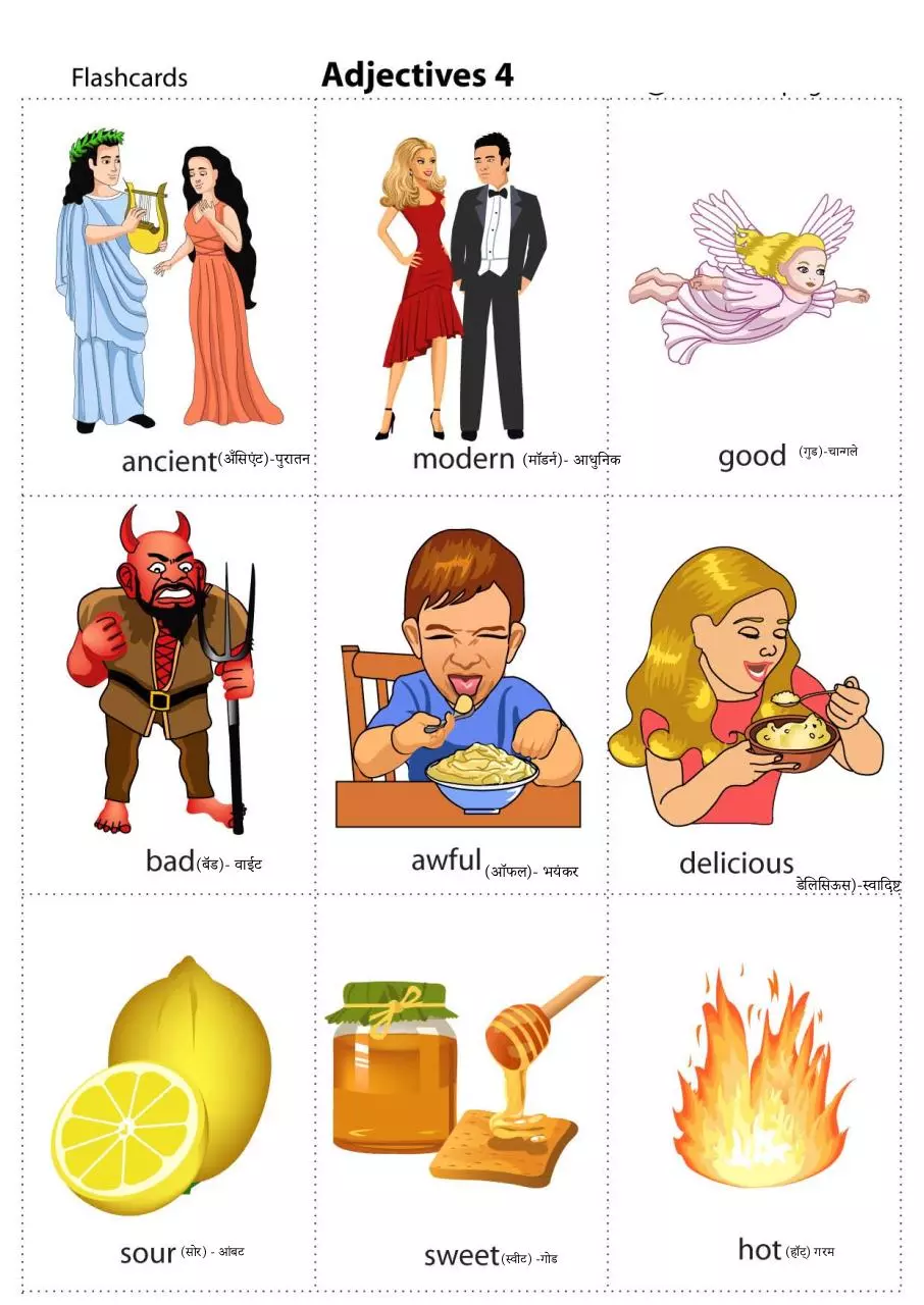 Page 4 of 5, Adjective Englsih to Marathi Dictionary