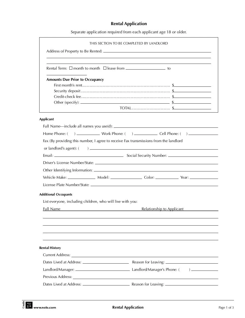 Page 1 of 3, Application
