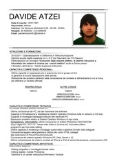 Page 1, CV DavideAtzei