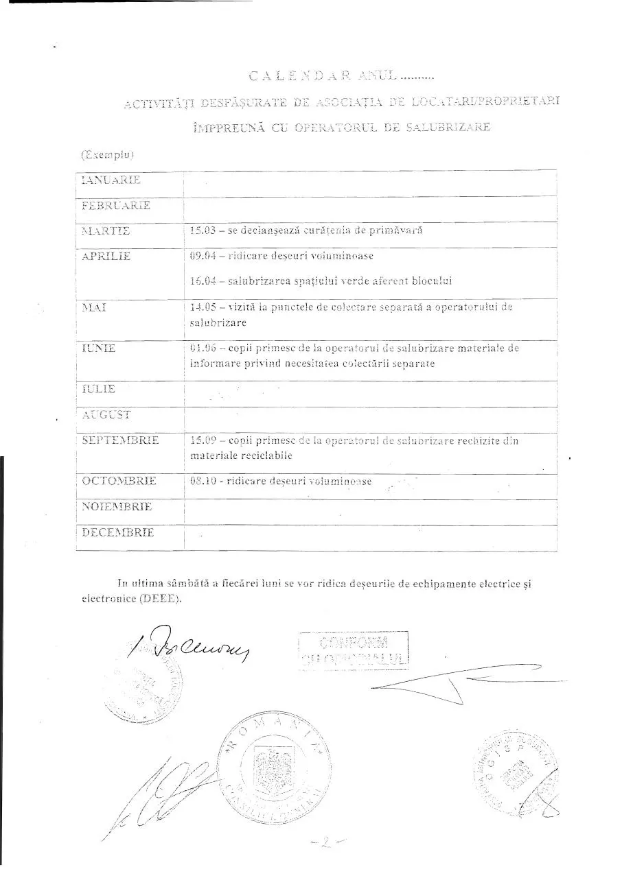 Page 2 of 2, H109 12 Anexa