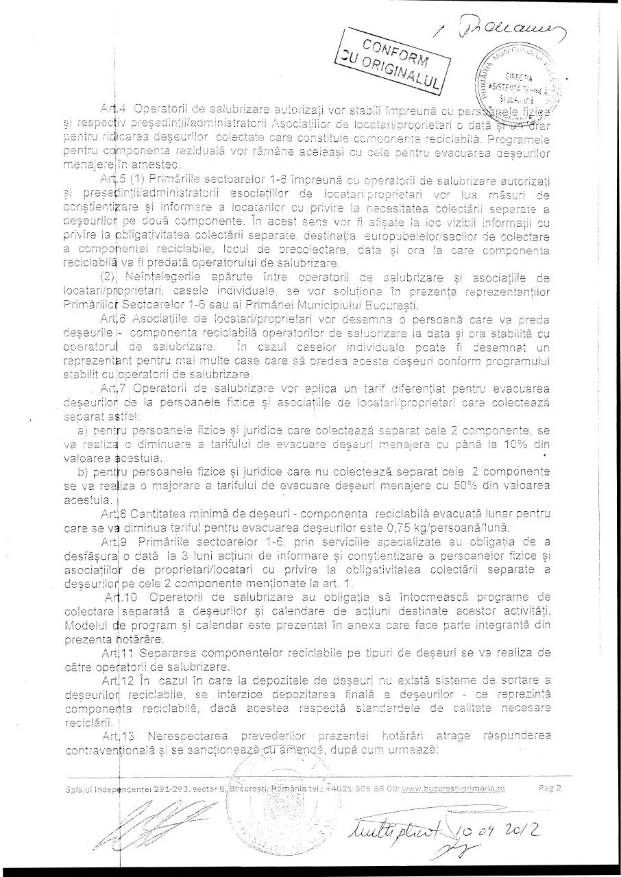 Page 2 of 3, H109 12 colectare selectiva deseuri