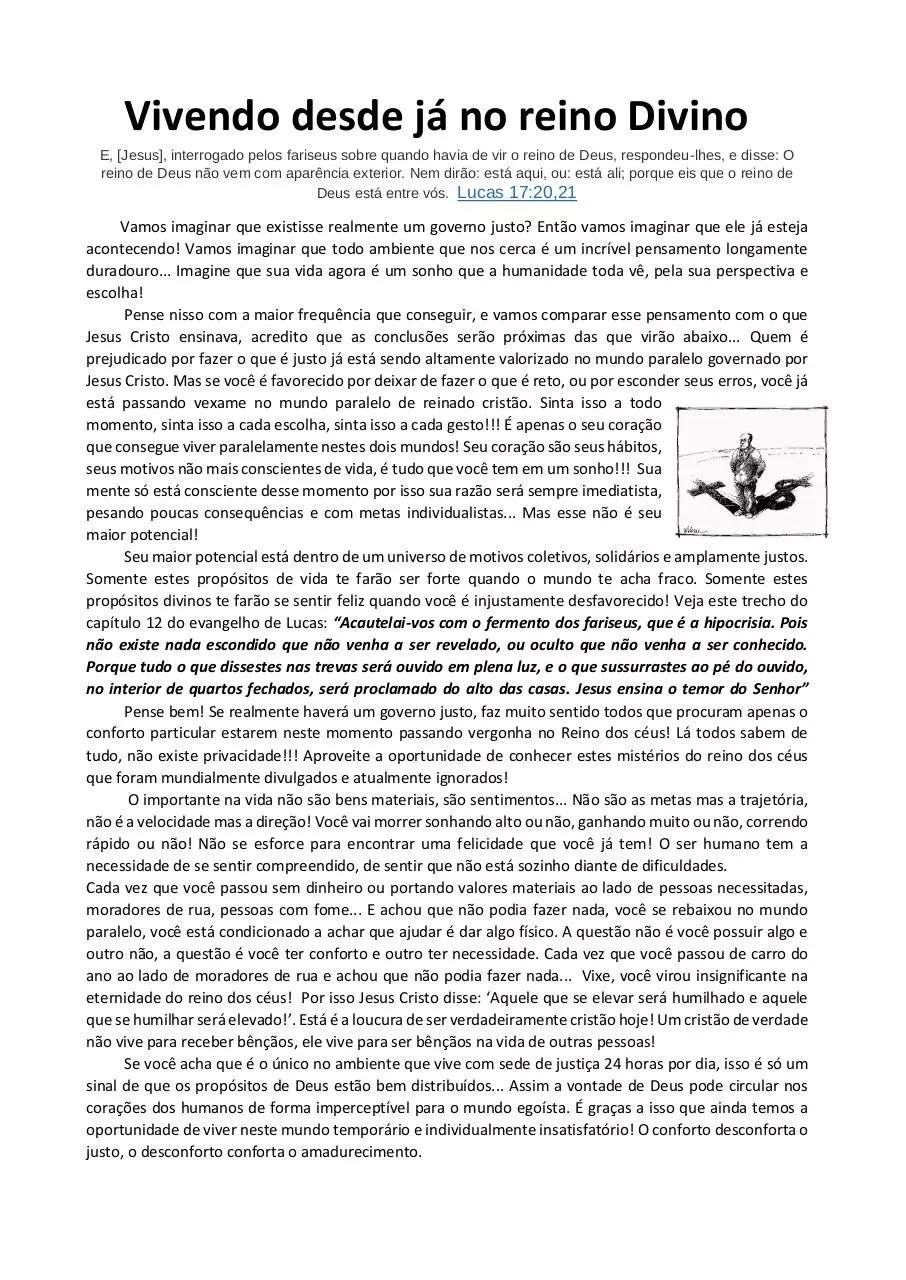 Page 1 of 4, 07 Vivendo agora no reino divino pdfppd