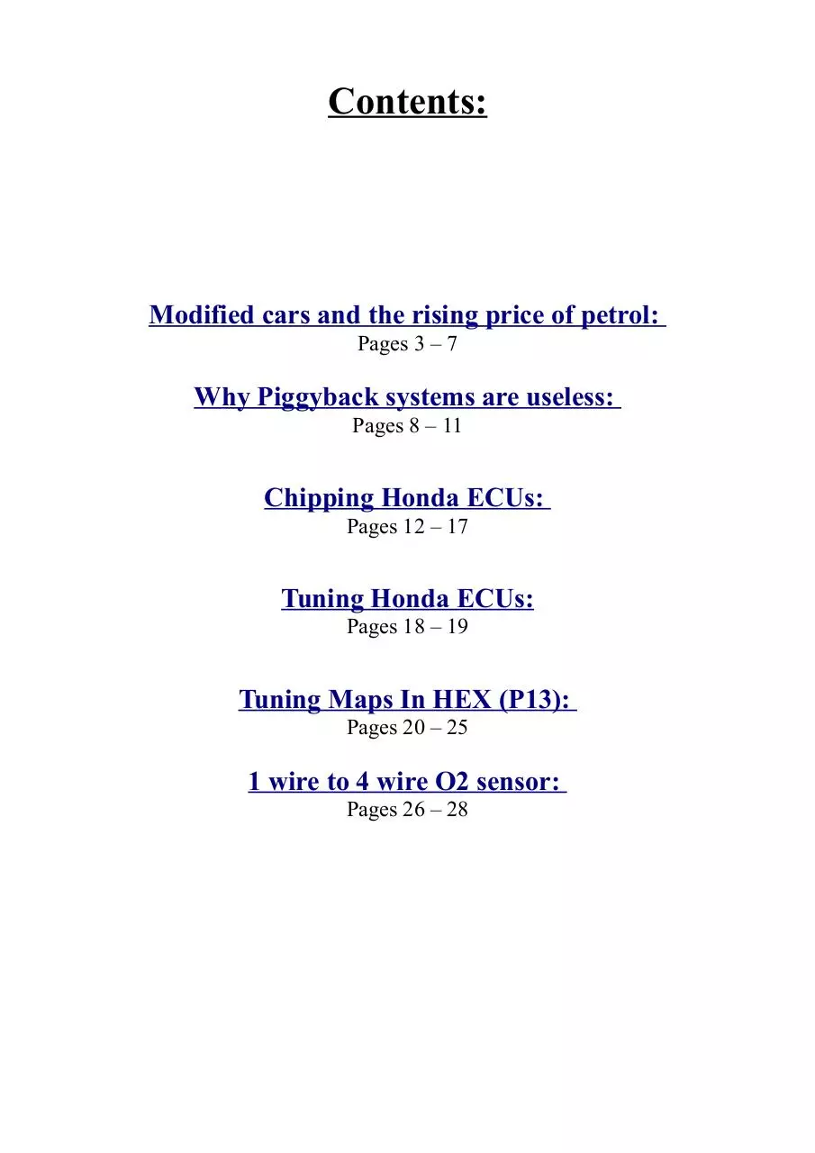 Page 2 of 29, Bmgjets Honda Info Book1