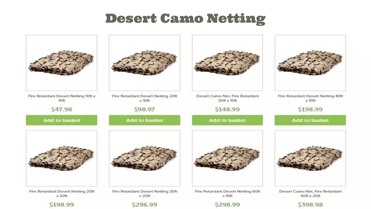 Page 2 of 5, Camo netting