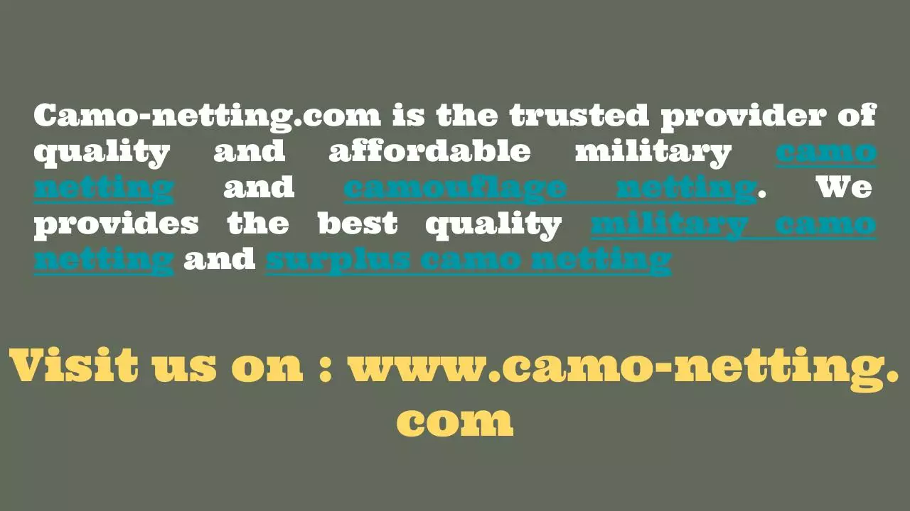 Page 5 of 5, Camo netting