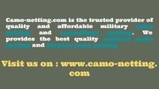 Page 5, Camo netting