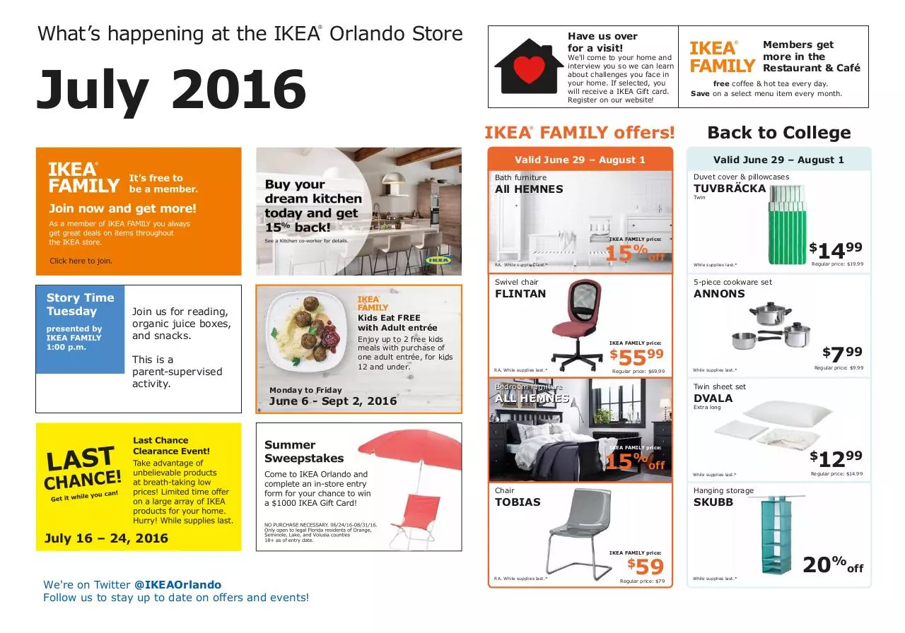 Page 1 of 1, Orlando JULY Calendar