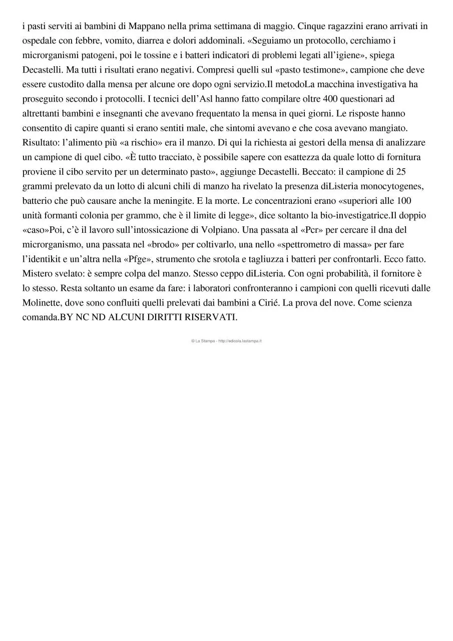 Page 2 of 2, batterio Lastampa