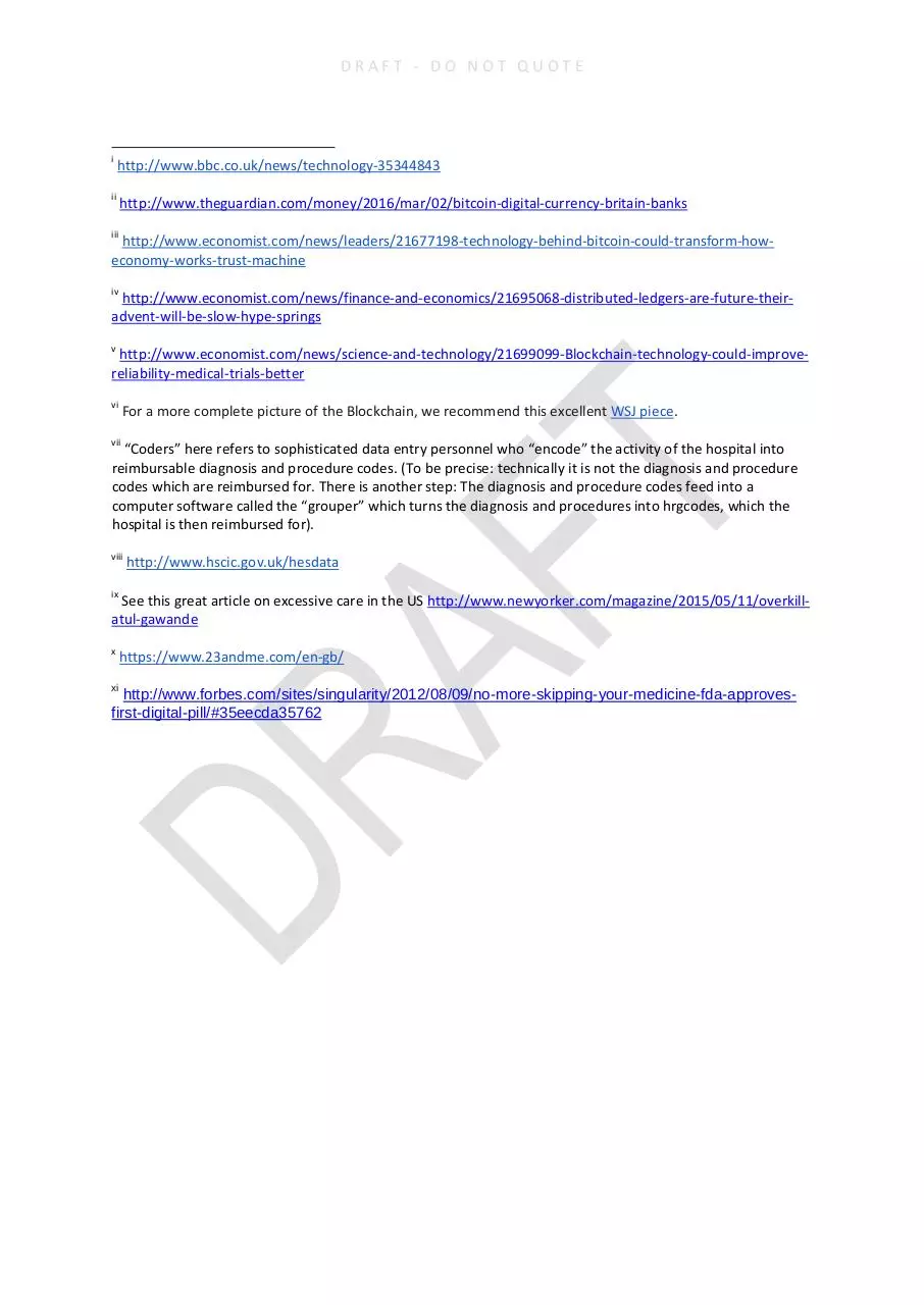 Page 5 of 5, Blockchain for healthcare data