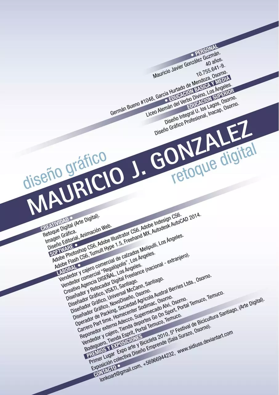 Page 1 of 1, Mauricio González
