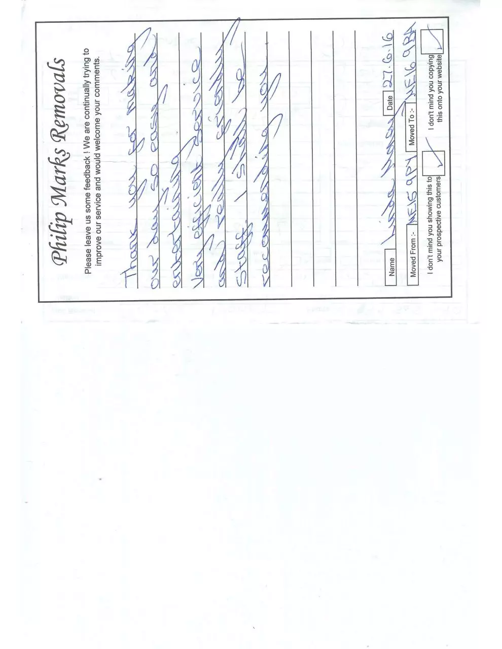 Page 1 of 1, Testimonal 1
