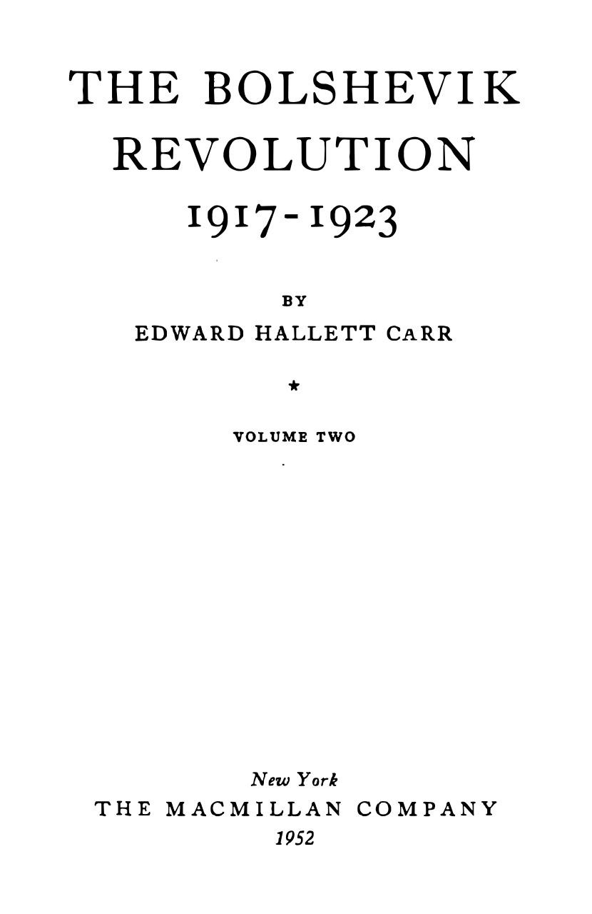 Edward Hallett Carr - The Bolshevik Revolution, Volume 2.pdf - page 1/406