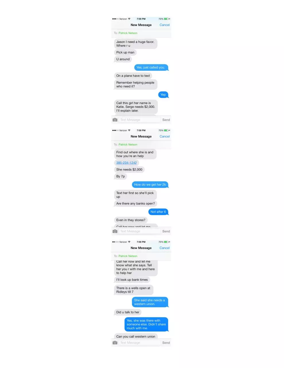 Page 1 of 3, Pat Nelson Texts