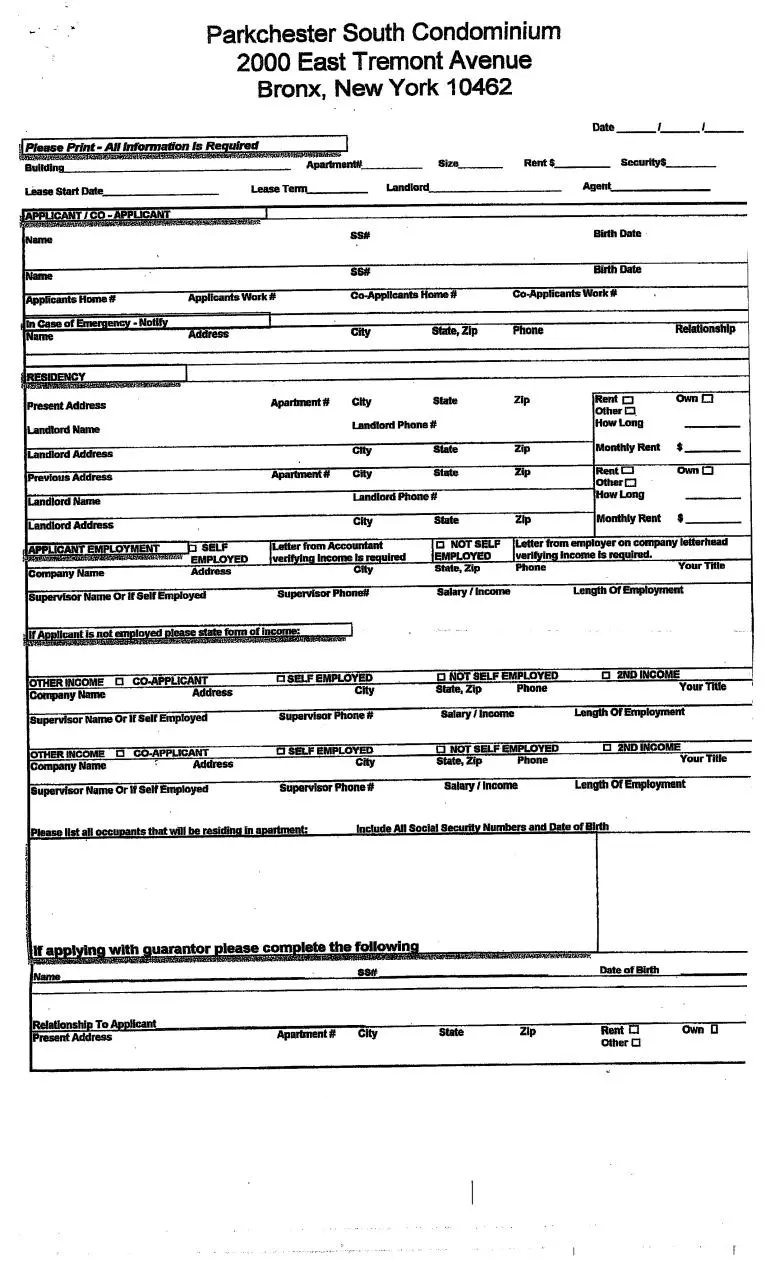 Page 2 of 7, Parkchester 1 Updated Lease package
