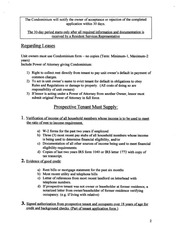 Page 3, Parkchester 3 Rental Regulations