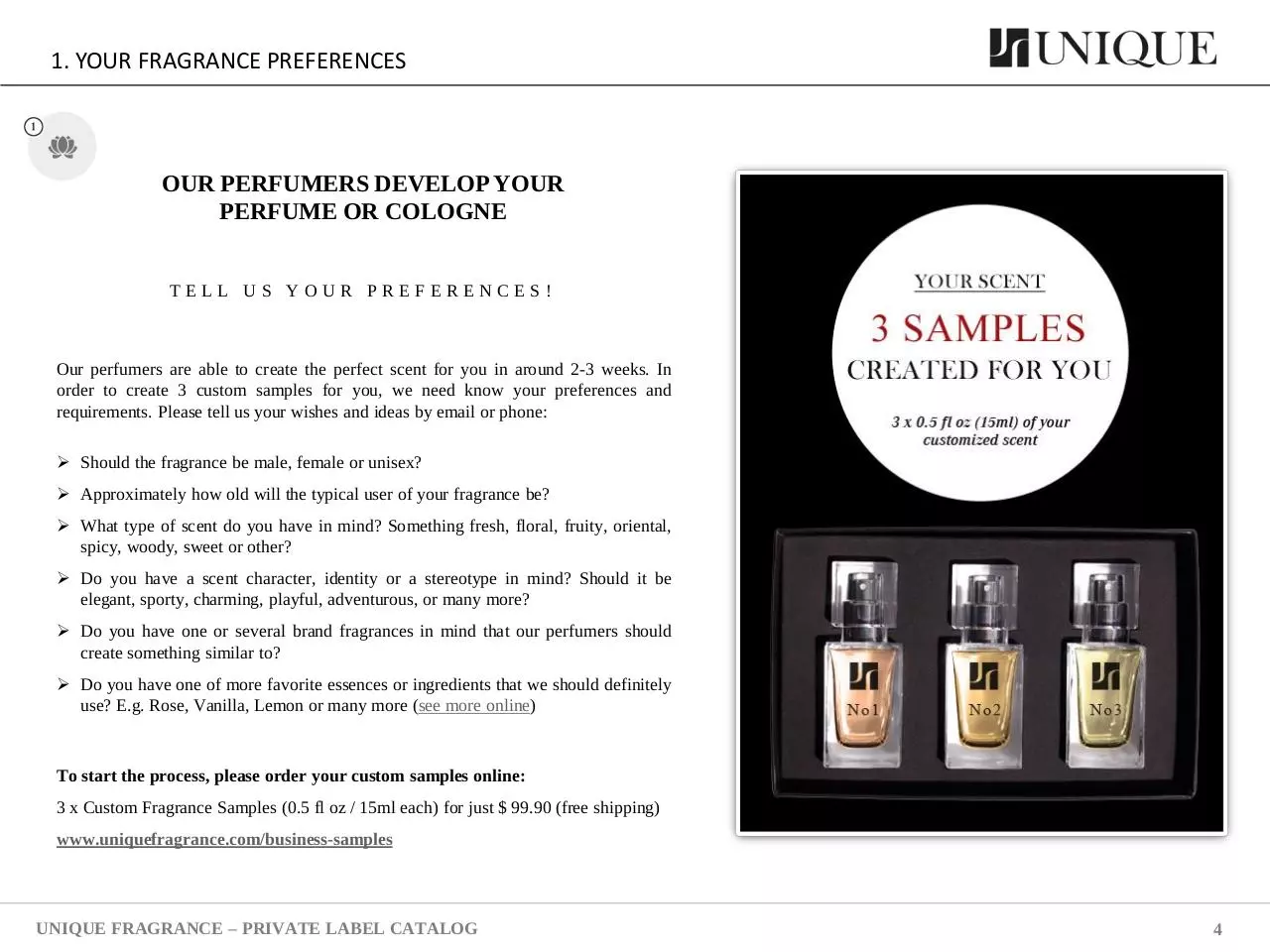 Page 4 of 9, UNIQUE private label catalog 2016 en usd