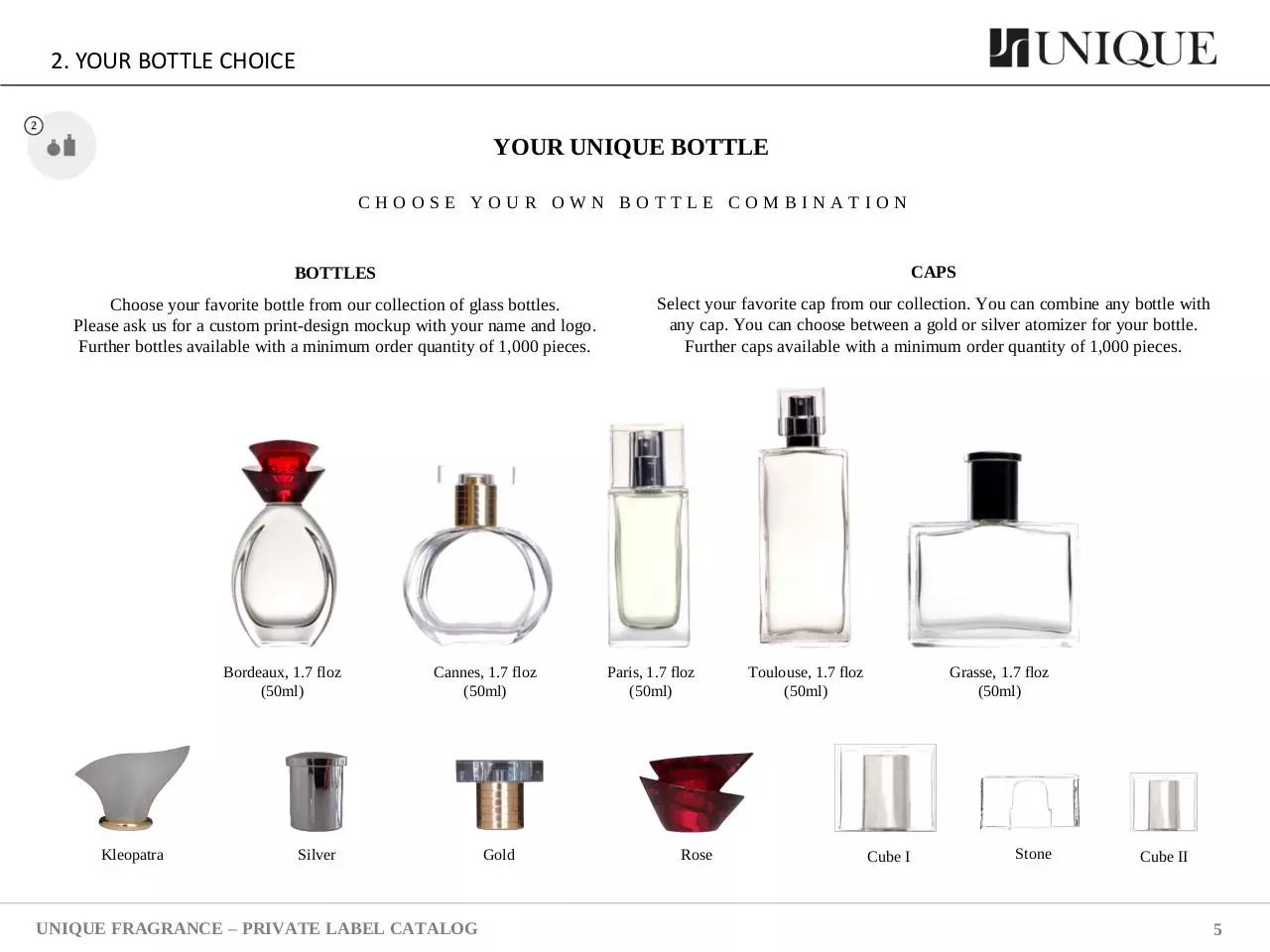 Page 5 of 9, UNIQUE private label catalog 2016 en usd