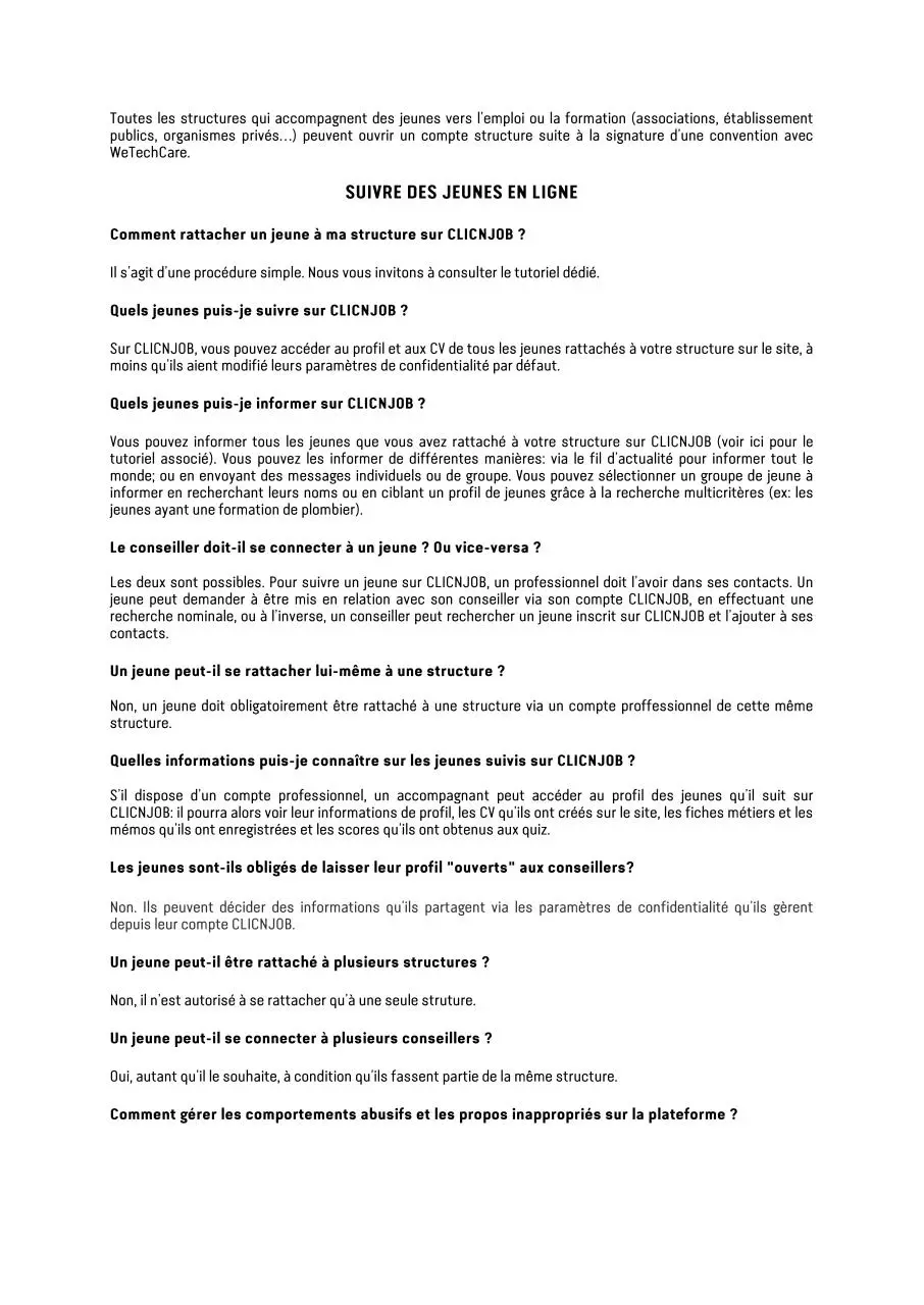 Page 4 of 6, FAQ CLICNJOB