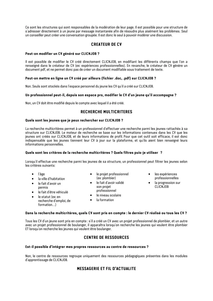 Page 5 of 6, FAQ CLICNJOB