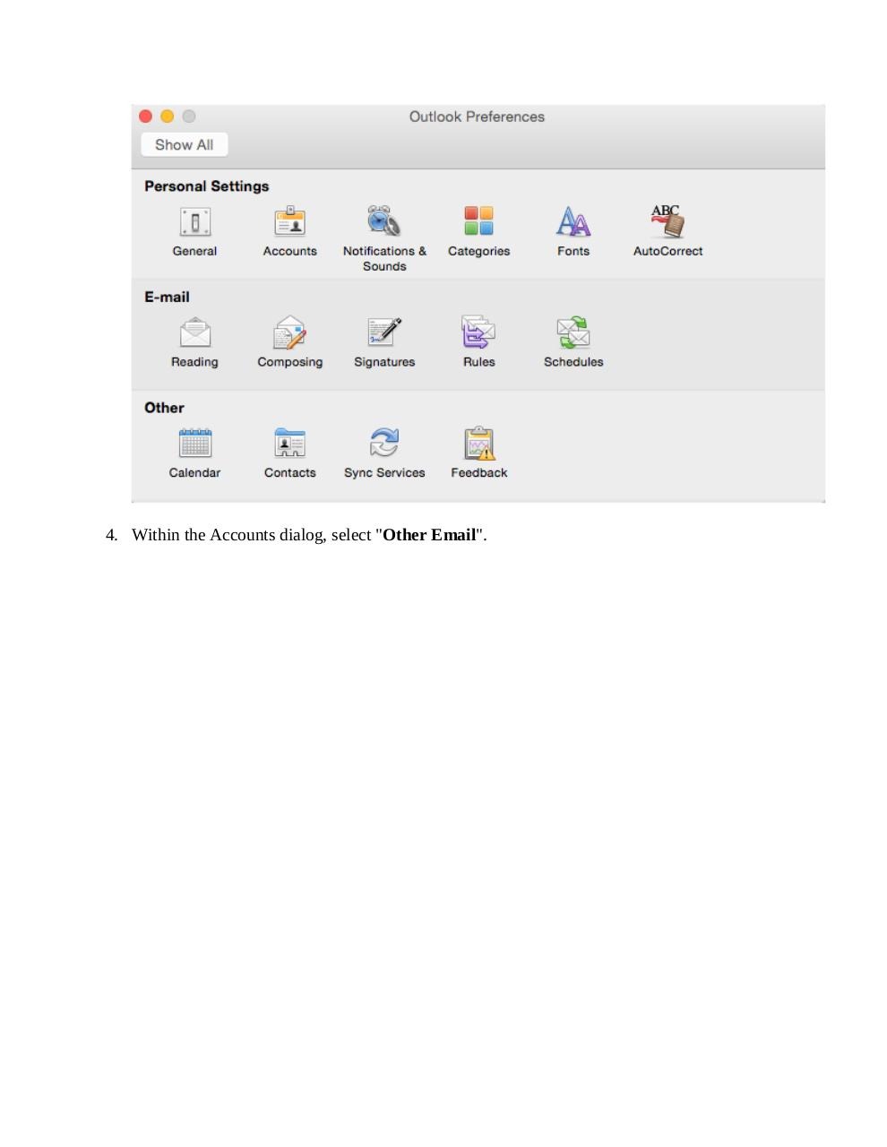 Set Up guide Apple Outlook 2011(UA).pdf - page 2/6