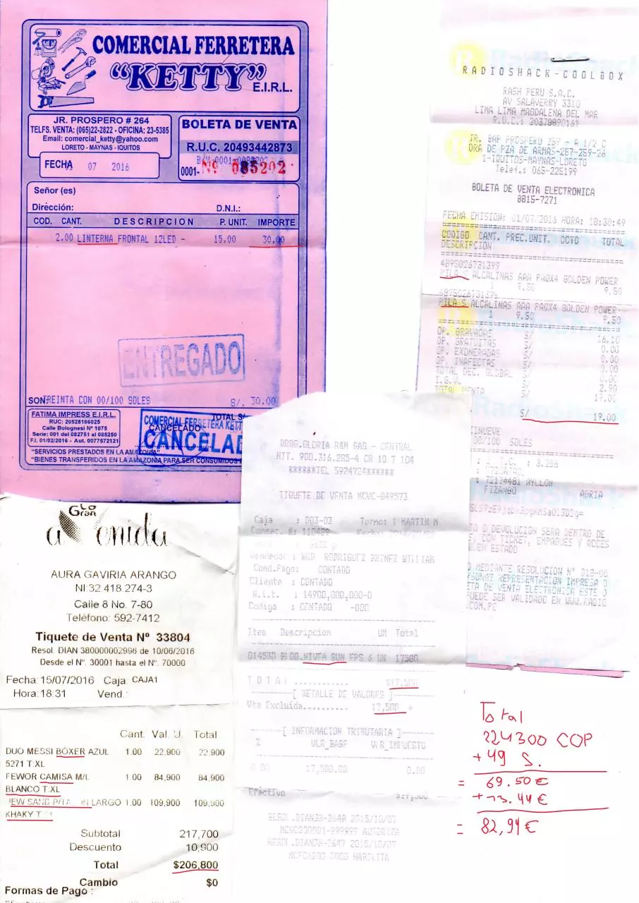 Page 1 of 1, Bought items to replace lost items