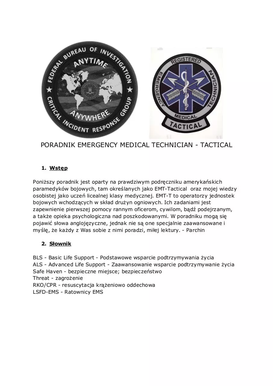 Page 1 of 8, EMT T CIRG