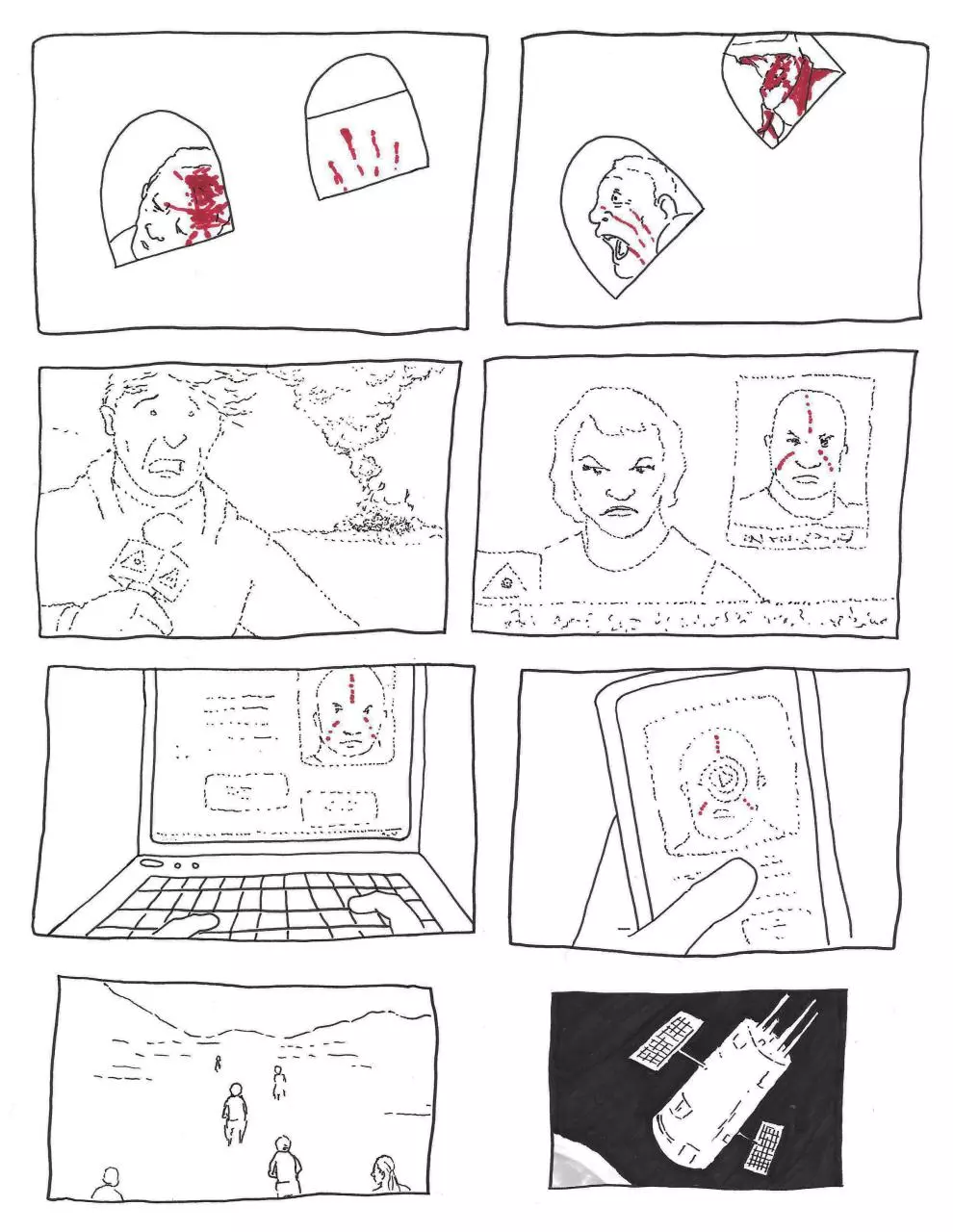 Page 5 of 28, Gal Fawkes We Are Monsters by Sonneveld
