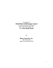 Page 2, Glass Bottle Outlet 4 oz certification