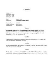 Page 5, Glass Bottle Outlet 4 oz certification