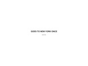 Page 1, goestonewyorkonce