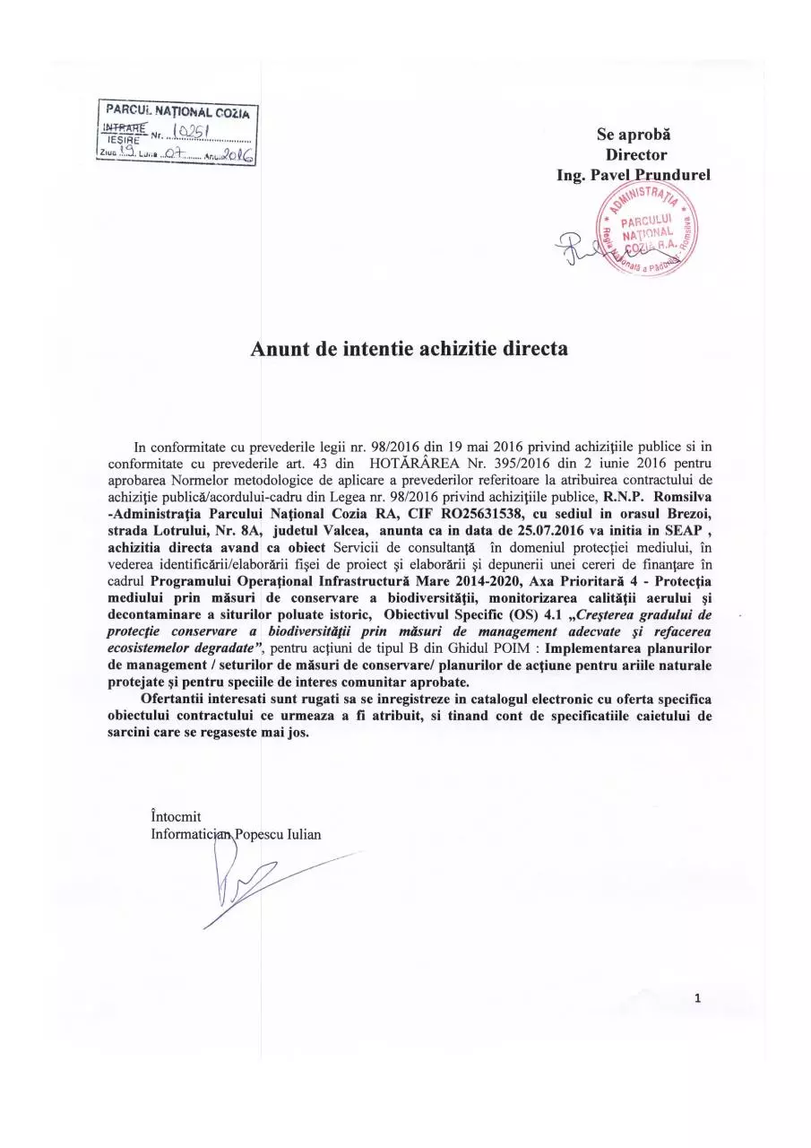 Page 1 of 5, anuntintentie