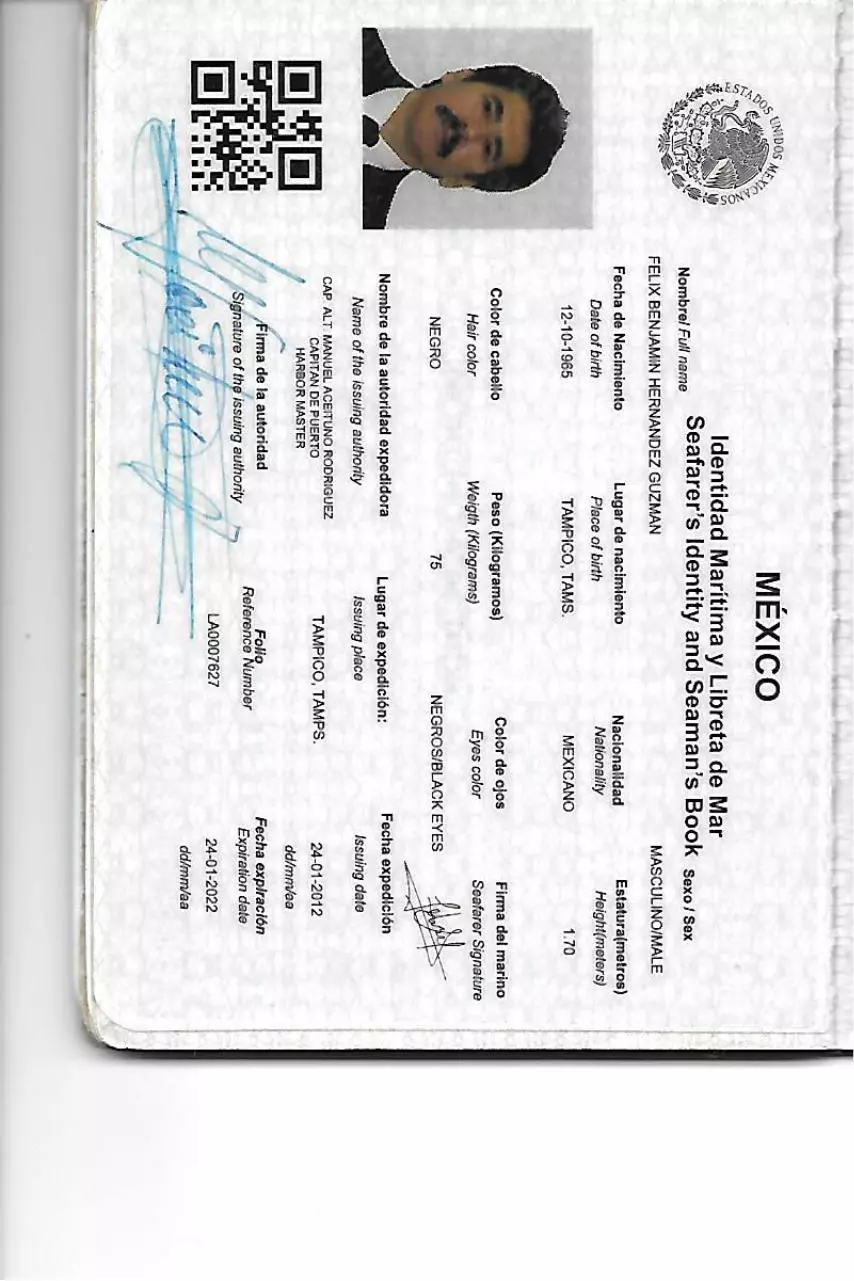 Page 1 of 2, COC 2016 Capt. Felix Hernandez #1