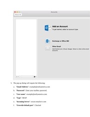 Page 3, Set Up guide Apple Outlook 2016 (UA)