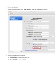 Page 5, Set Up guide Apple Outlook 2016 (UA)
