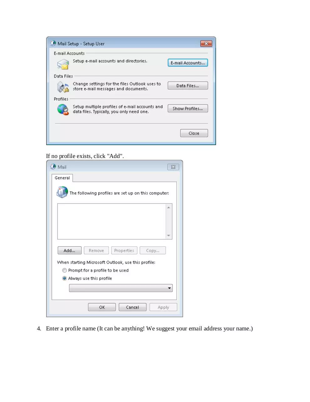 Page 2 of 9, Set Up guide Windows Outlook 2016 (UA)