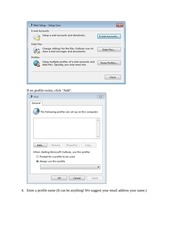 Page 2, Set Up guide Windows Outlook 2016 (UA)