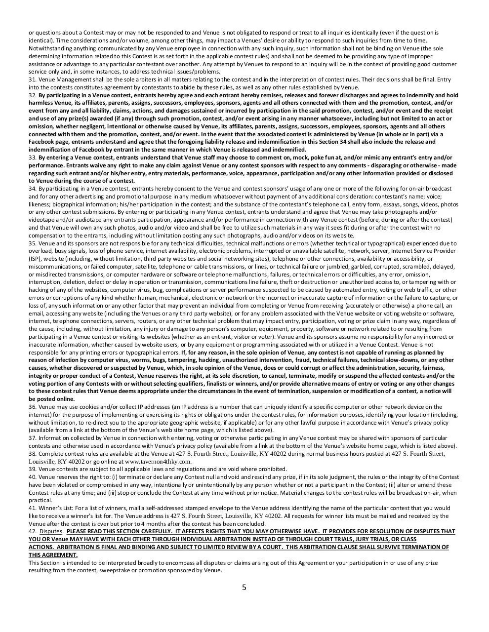 Page 5 of 6, ky tav contest 2016