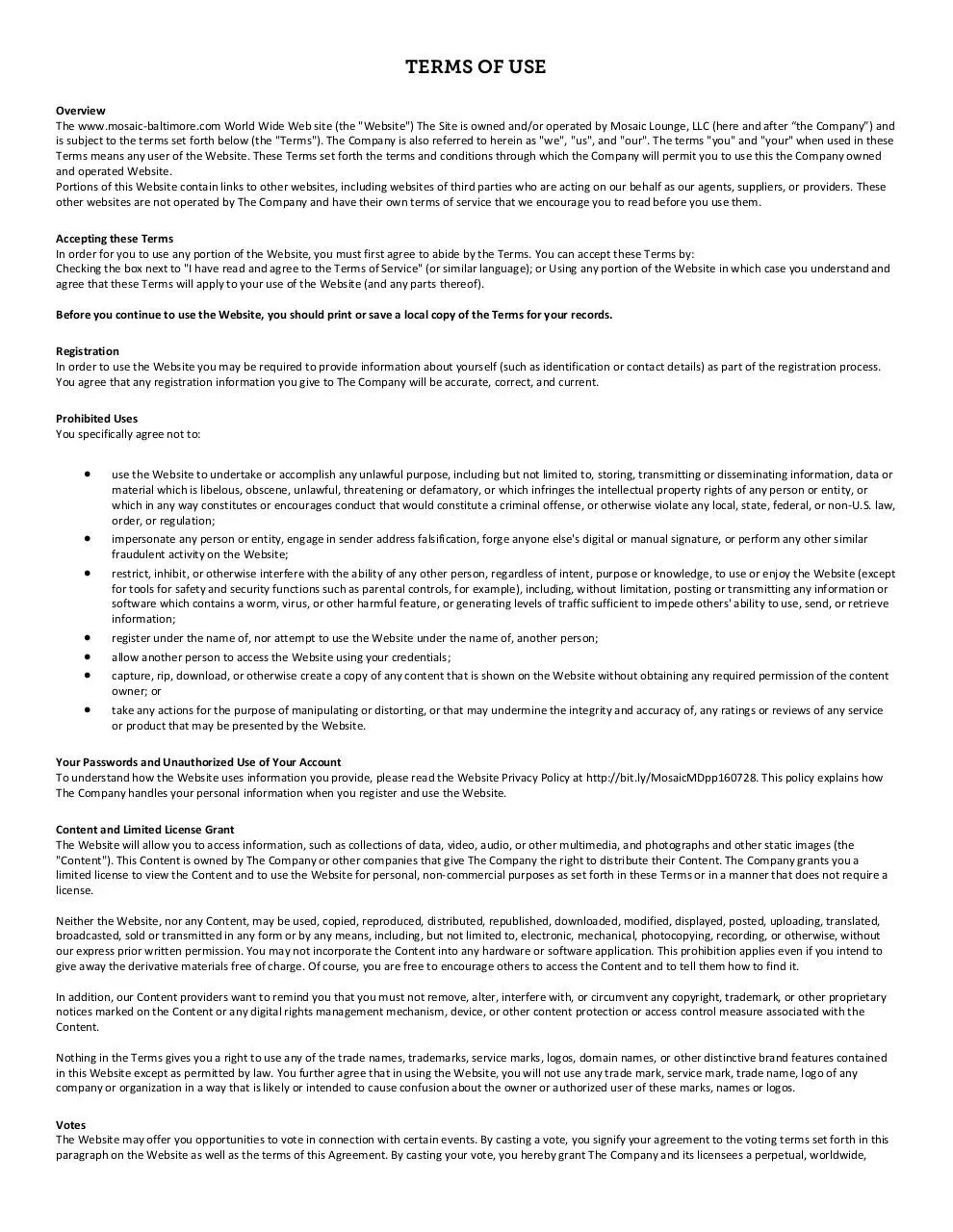 Page 1 of 4, md mosaic terms 2016