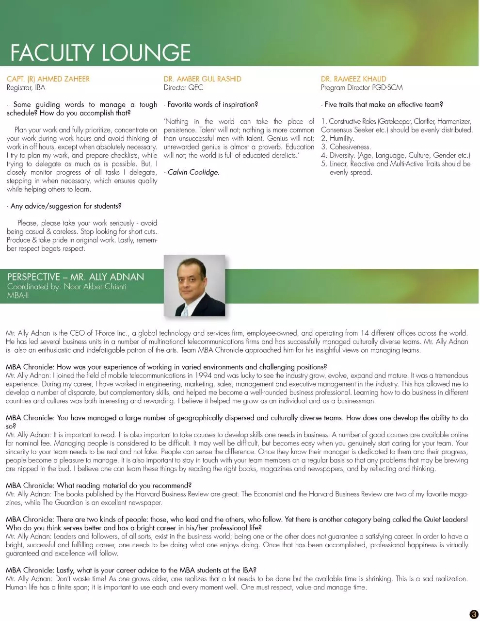 Page 3 of 8, Newsletter MBA Club 2016