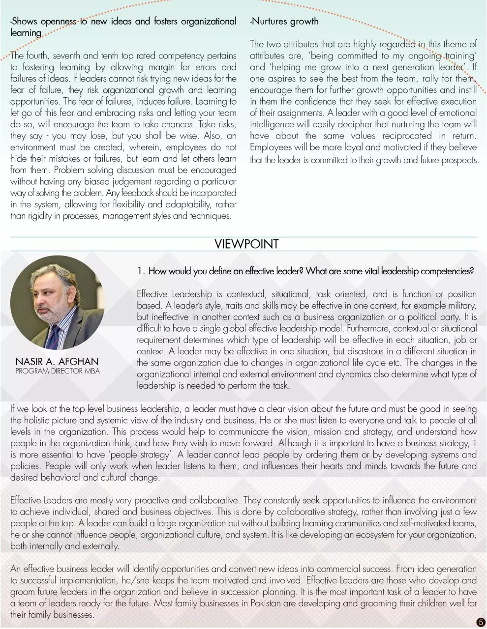 Page 5 of 8, Newsletter MBA Club 2016