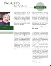 Page 2, Newsletter MBA Club 2016