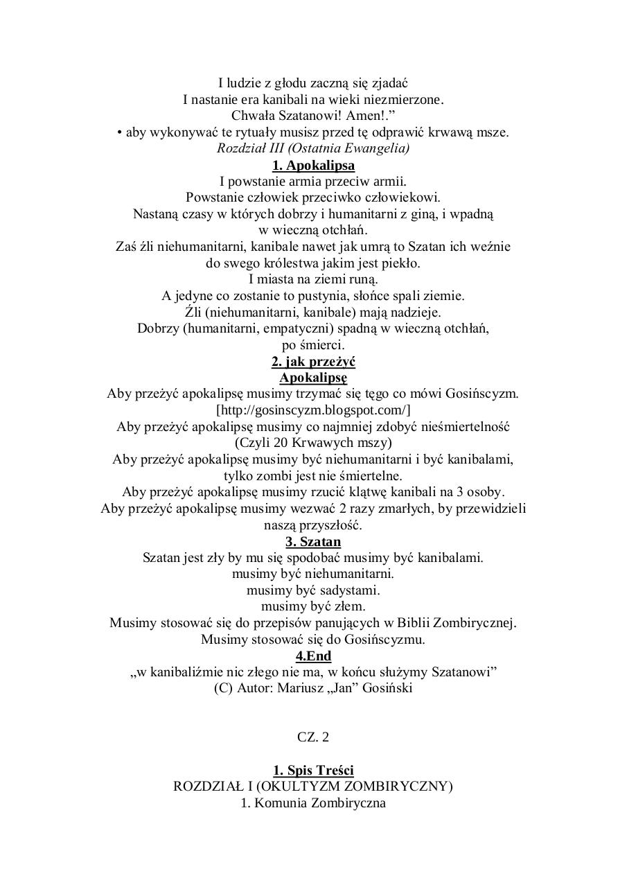 Mariusz Jan GosiÅ„ski - Biblia Zombiryczna (CZ. 1,2,3,4).pdf - page 4/24