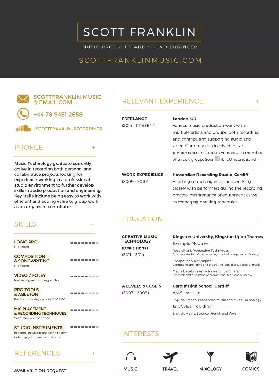Document preview - Scott-CV.pdf - Page 1/1