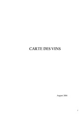gauthier wine list