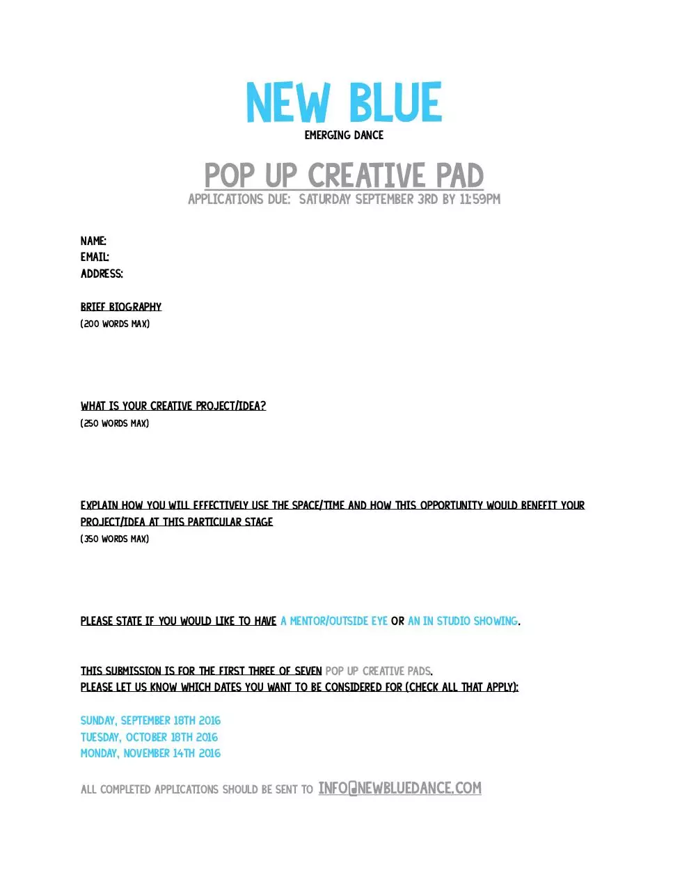 Document preview - Pop Up Creative Pad - FIRST & LAST NAME.pdf - Page 1/1
