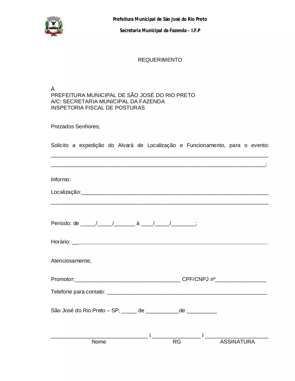 Page 1 of 2, REQUERIMENTO