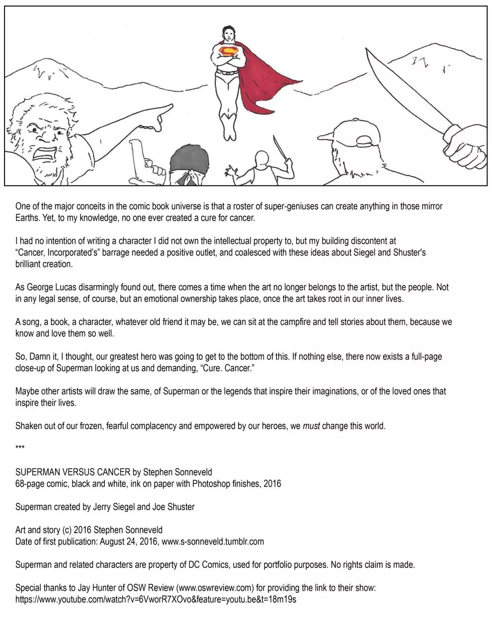 Page 2 of 71, Superman versus Cancer by Stephen Sonneveld