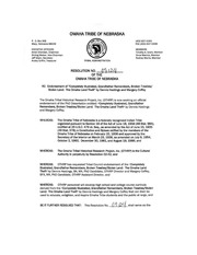 Page 5, Three Tribal Resolutions