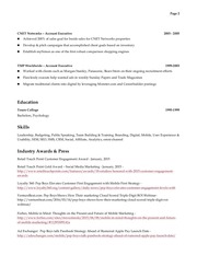 Page 2, Rachel Silva Resume July, 2016