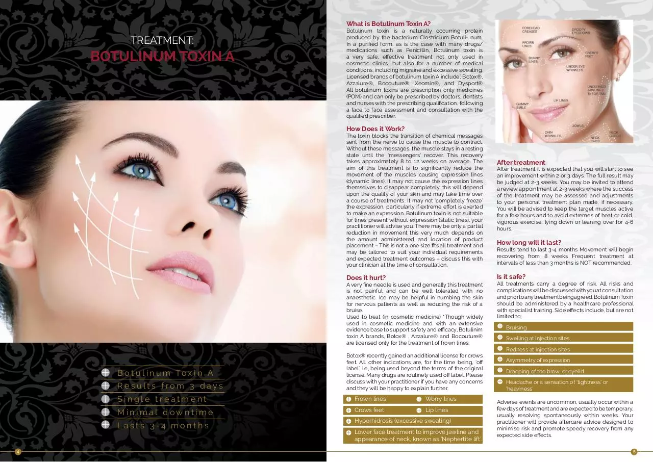 Page 3 of 11, Full Facial Brochure